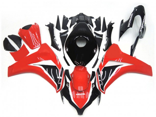 Lojas Kits Carenagem Moto Honda CBR1000RR 2008-2011 - Vermelho Preto Brilhante