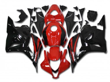 Lojas Kits Carenagem Moto Honda CBR600RR 2009-2012 - Vermelho Preto Brilhante