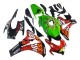 Lojas Carenagens Moto Honda CBR1000RR 2008-2011 - Verde Laranja Preto Brilhante Rossi Michelin 46