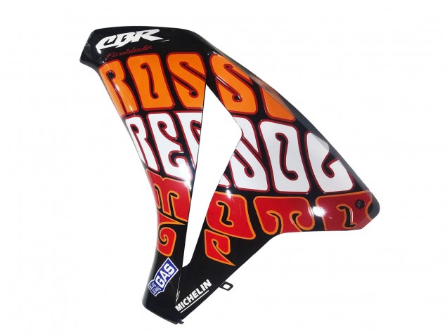 Lojas Carenagens Moto Honda CBR1000RR 2008-2011 - Verde Laranja Preto Brilhante Rossi Michelin 46