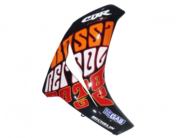 Lojas Carenagens Moto Honda CBR1000RR 2008-2011 - Verde Laranja Preto Brilhante Rossi Michelin 46