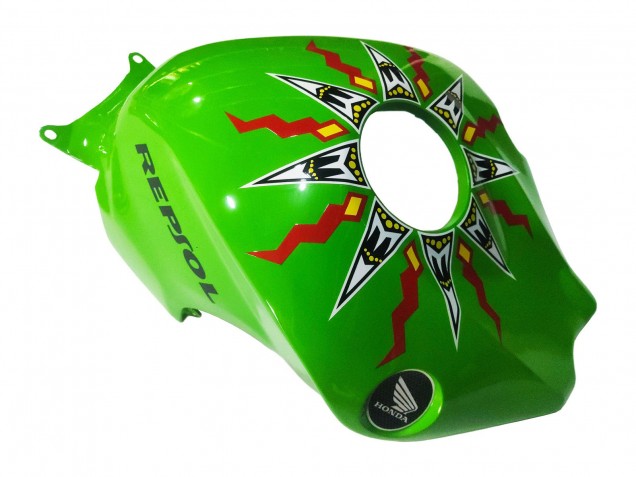 Lojas Carenagens Moto Honda CBR1000RR 2008-2011 - Verde Laranja Preto Brilhante Rossi Michelin 46