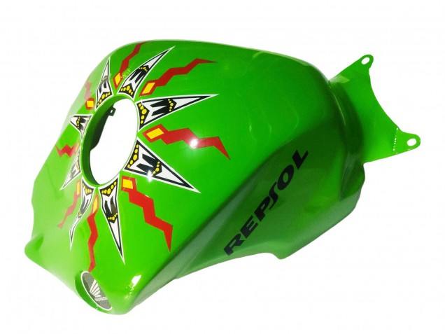 Lojas Carenagens Moto Honda CBR1000RR 2008-2011 - Verde Laranja Preto Brilhante Rossi Michelin 46