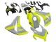 Lojas Carenagens Moto Honda CBR1000RR 2008-2011 - Nardo Cinzento Verde Fluorescente