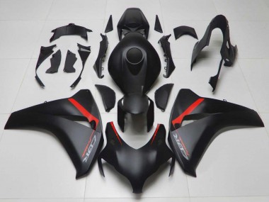 Lojas Carenagens Moto Honda CBR1000RR 2008-2011 - Preto Fosco Vermelho Fireblade