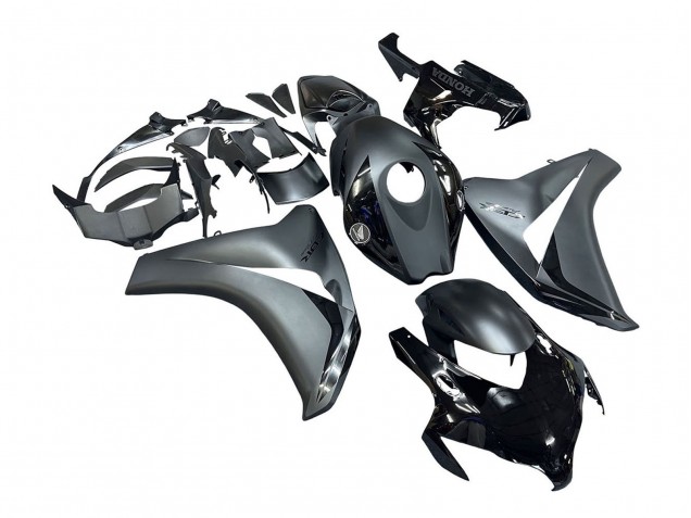Lojas Carenagens Moto Honda CBR1000RR 2008-2011 - Cinzento Preto Brilhante