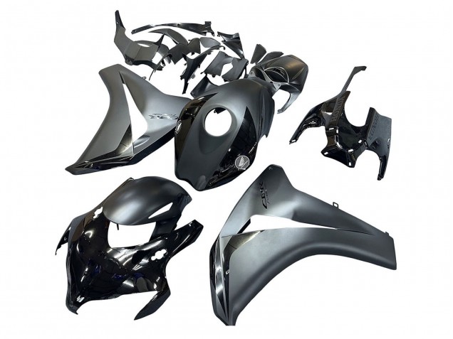 Lojas Carenagens Moto Honda CBR1000RR 2008-2011 - Cinzento Preto Brilhante