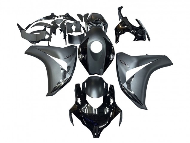 Lojas Carenagens Moto Honda CBR1000RR 2008-2011 - Cinzento Preto Brilhante