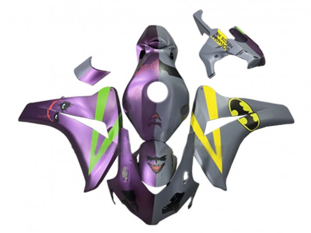 Lojas Carenagens Moto Honda CBR1000RR 2008-2011 - Roxo Verde Cinzento Amarelo