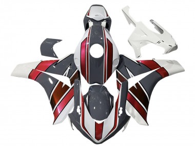 Lojas Carenagens Moto Honda CBR1000RR 2008-2011 - Branco Vermelho Cinzento