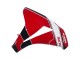 Lojas Carenagens Moto Honda CBR1000RR 2008-2011 - Vermelho Branco Preto Brilhante Corrida