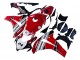 Lojas Carenagens Moto Honda CBR1000RR 2008-2011 - Branco Vermelho Preto Brilhante Corrida 24