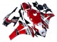 Lojas Carenagens Moto Honda CBR1000RR 2008-2011 - Branco Vermelho Preto Brilhante Corrida 24