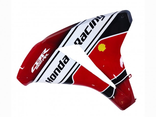 Lojas Carenagens Moto Honda CBR1000RR 2008-2011 - Branco Vermelho Preto Brilhante Corrida 24