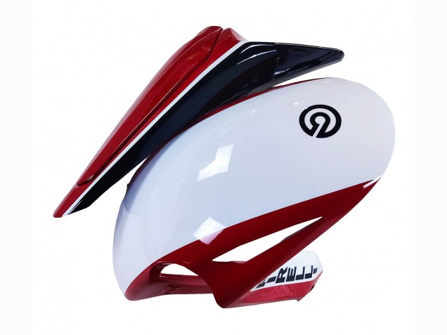 Lojas Carenagens Moto Honda CBR1000RR 2008-2011 - Branco Vermelho Preto Brilhante Corrida 24