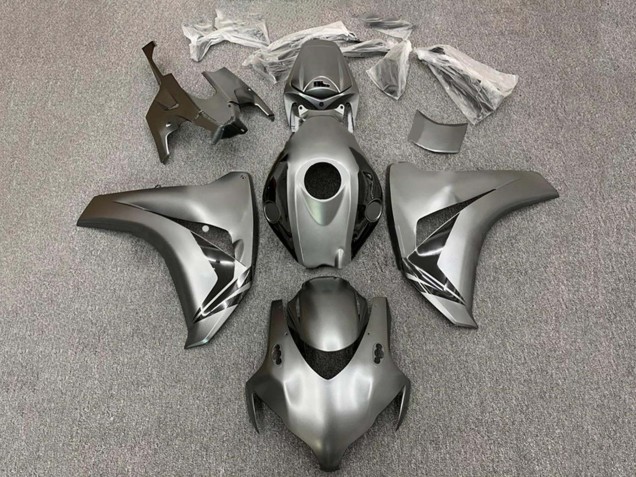 Lojas Carenagem Moto Honda CBR1000RR 2008-2011 - Cinzento Preto Brilhante