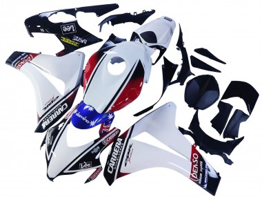 Lojas Carenagens Moto Honda CBR1000RR 2008-2011 - Branco Vermelho Azul Preto Star Lee Carrera