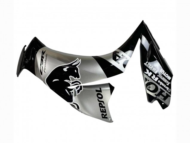 Lojas Carenagens Moto Honda CBR1000RR 2012-2016 - Prata Preto Brilhante Repsol Red Bull