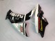 Lojas Carenagens Moto Honda CBR1000RR 2012-2016 - Branco Preto Brilhante Rizoma Playboy