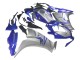 Lojas Carenagens Moto Honda CBR1000RR 2012-2016 - Prata Azul HRC