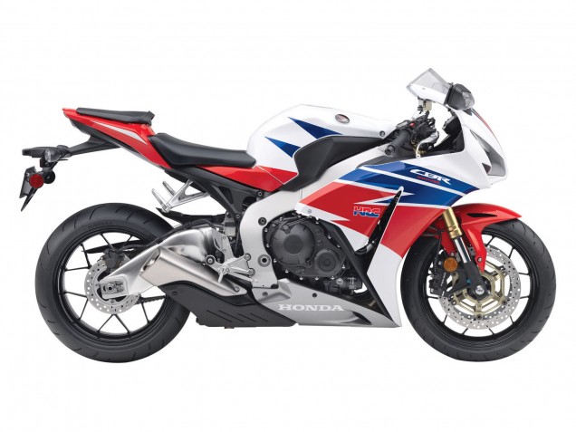 Lojas Carenagens Moto Honda CBR1000RR 2012-2016 - Branco Prata Azul Vermelho