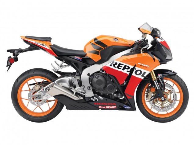 Lojas Carenagens Moto Honda CBR1000RR 2012-2016 - Laranja Branco Vermelho Repsol