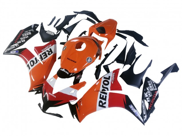 Lojas Carenagens Moto Honda CBR1000RR 2012-2016 - Laranja Branco Vermelho Repsol