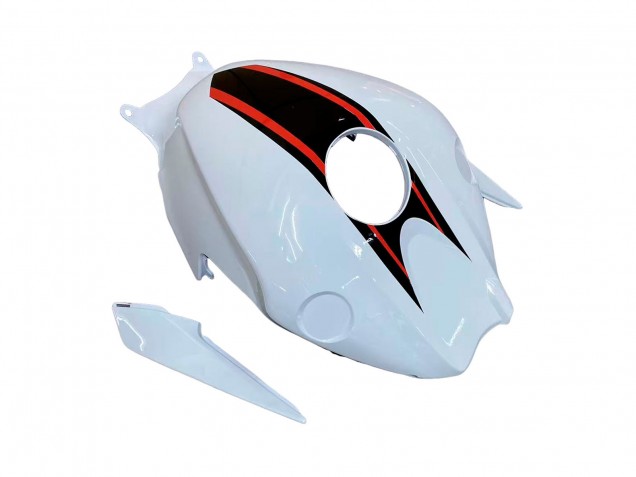 Lojas Carenagens Moto Honda CBR1000RR 2012-2016 - Branco Preto Brilhante