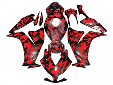 Lojas Carenagens Moto Honda CBR1000RR 2012-2016 - Vermelho Preto Brilhante