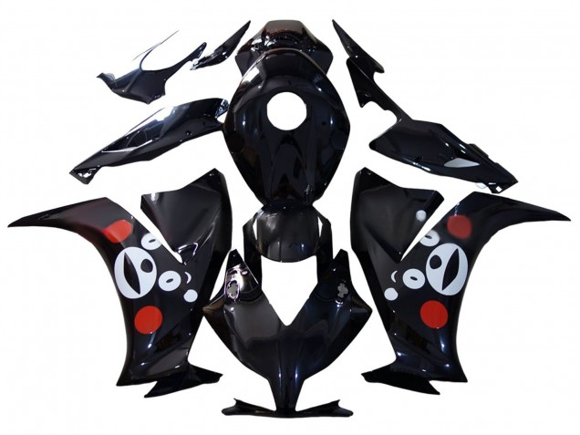 Lojas Carenagens Moto Honda CBR1000RR 2012-2016 - Preto Brilhante Urso