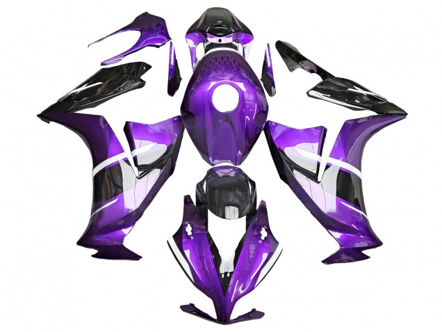 Lojas Carenagem Moto Honda CBR1000RR 2012-2016 - Roxo Preto Brilhante