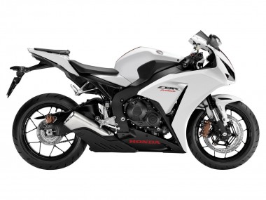 Lojas Carenagens Moto Honda CBR1000RR 2012-2016 - Branco Preto Fosco