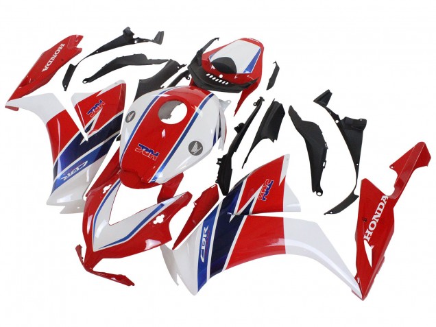 Lojas Kits Carenagem Moto Honda CBR1000RR 2012-2016 - Branco Vermelho Azul