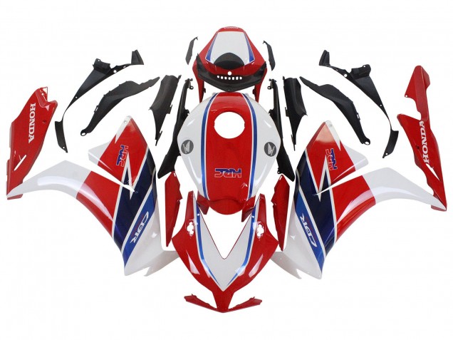 Lojas Kits Carenagem Moto Honda CBR1000RR 2012-2016 - Branco Vermelho Azul