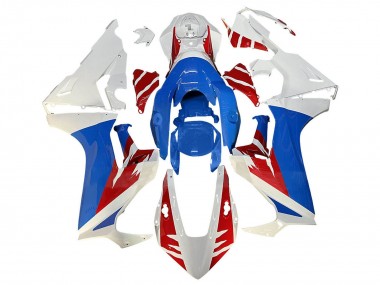 Lojas Carenagem Moto Honda CBR1000RR 2017-2023 - Branco Vermelho Azul