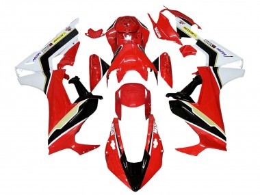 Lojas Carenagem Moto Honda CBR1000RR 2017-2023 - Branco Vermelho Preto