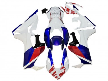 Lojas Carenagem Moto Honda CBR1000RR 2017-2023 - Branco Vermelho Azul