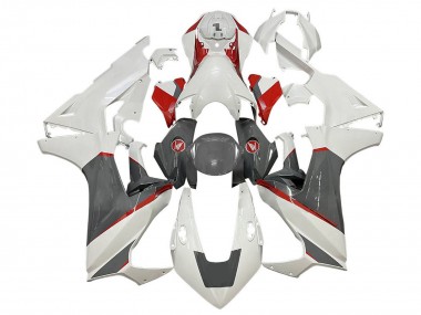 Lojas Carenagens Moto Honda CBR1000RR 2017-2023 - Branco Vermelho Cinzento