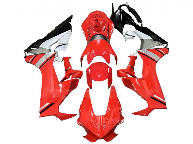 Lojas Carenagens Moto Honda CBR1000RR 2017-2024 - Vermelho Prata Branco Preto