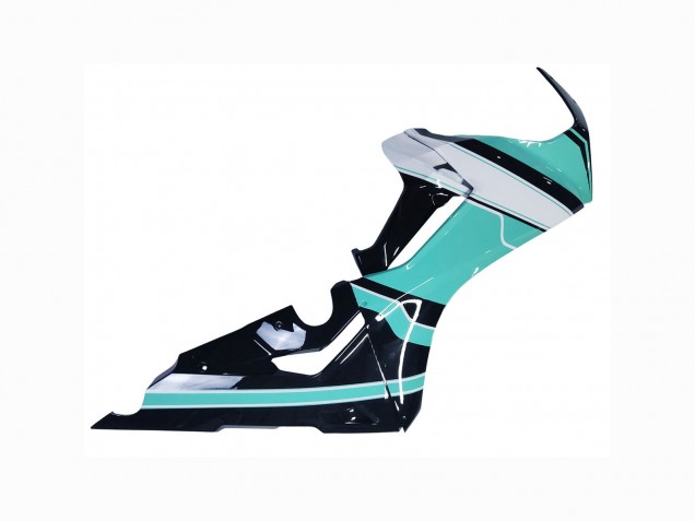 Lojas Carenagens Moto Honda CBR1000RR 2017-2023 - Branco Azul Claro Preto Brilhante