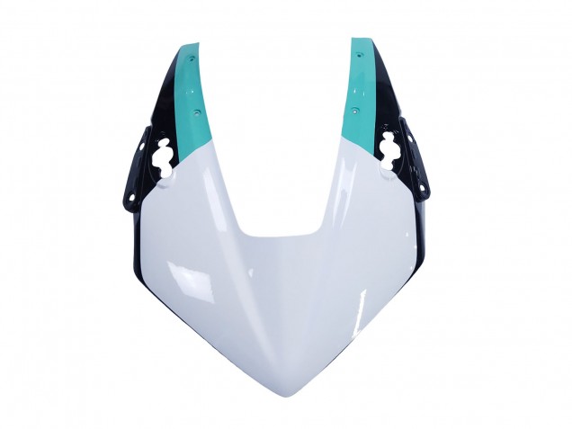 Lojas Carenagens Moto Honda CBR1000RR 2017-2023 - Branco Azul Claro Preto Brilhante