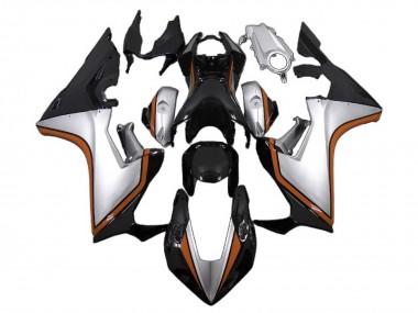 Lojas Carenagens Moto Honda CBR1000RR 2017-2023 - Prata Laranja Preto Brilhante