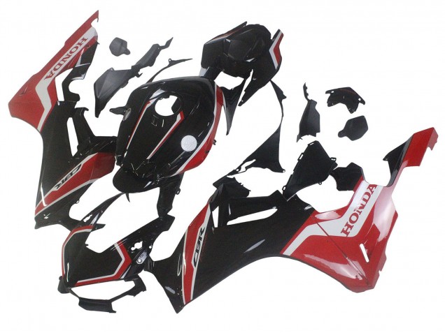 Lojas Carenagens Moto Honda CBR1000RR 2017-2024 - Vermelho Branco Preto Brilhante
