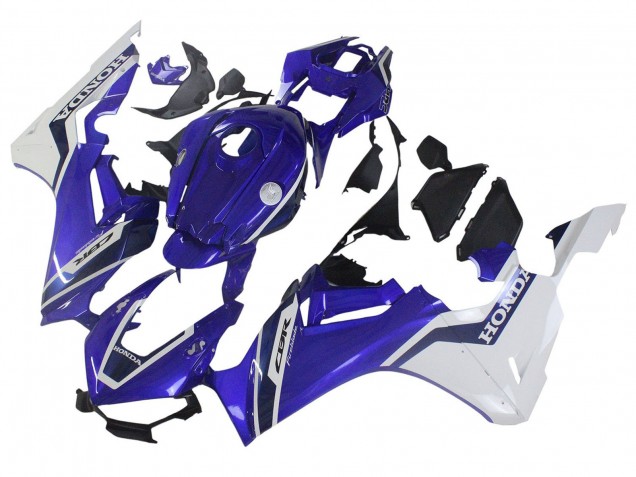 Lojas Carenagens Moto Honda CBR1000RR 2017-2024 - Branco Azul