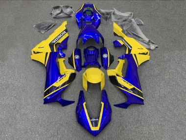Lojas Carenagens Moto Honda CBR1000RR 2017-2023 - Amarelo Azul
