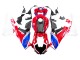 Lojas Carenagens Moto Honda CBR1000RR 2017-2024 - Branco Vermelho Azul Preto HRC