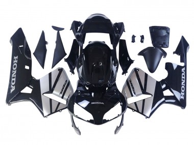 Lojas Carenagens Moto Honda CBR600RR 2003-2004 - Prata Preto Brilhante
