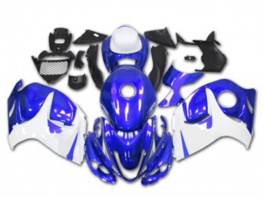 Lojas Carenagens Moto Suzuki GSXR 1300 Hayabusa 2008-2020 - Azul Branco