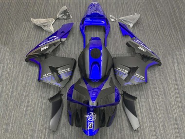 Lojas Carenagens Moto Honda CBR600RR 2003-2004 - Azul Preto Fosco