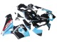 Lojas Carenagens Moto Honda CBR600RR 2003-2004 - Azul Claro Vermelho Preto Brilhante Dunlop